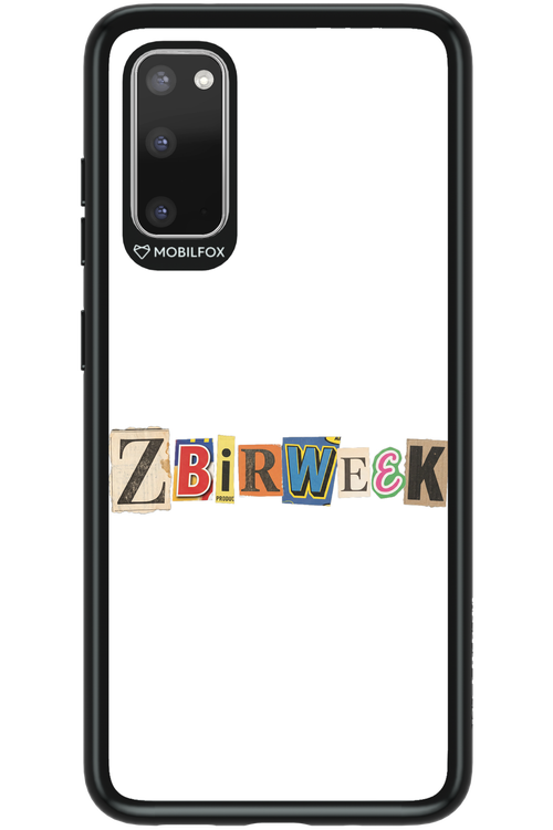 Zbirweek (white) 2.0 - Samsung Galaxy S20