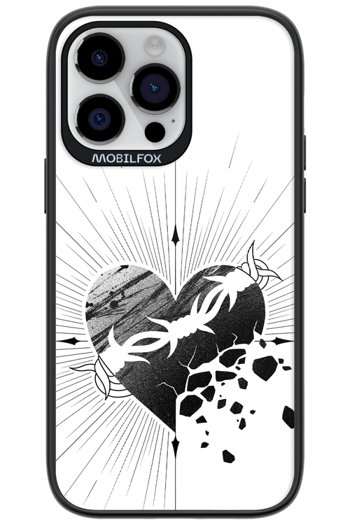 Fekete Szív - Apple iPhone 14 Pro Max