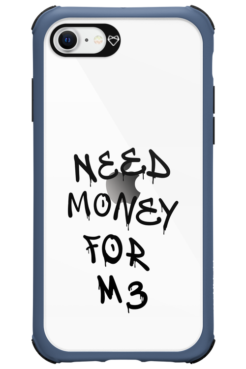 Need M3 Transparent Black - Apple iPhone SE 2020