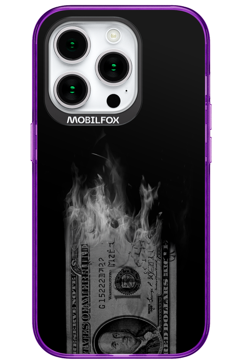 Money Burn B&W 2.0 - Apple iPhone 15 Pro