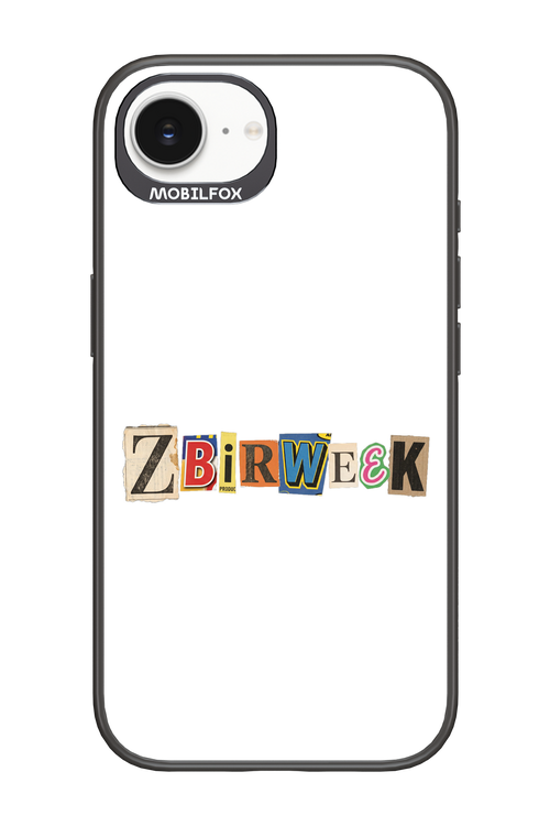 Zbirweek (white) 2.0 - Apple iPhone 16e