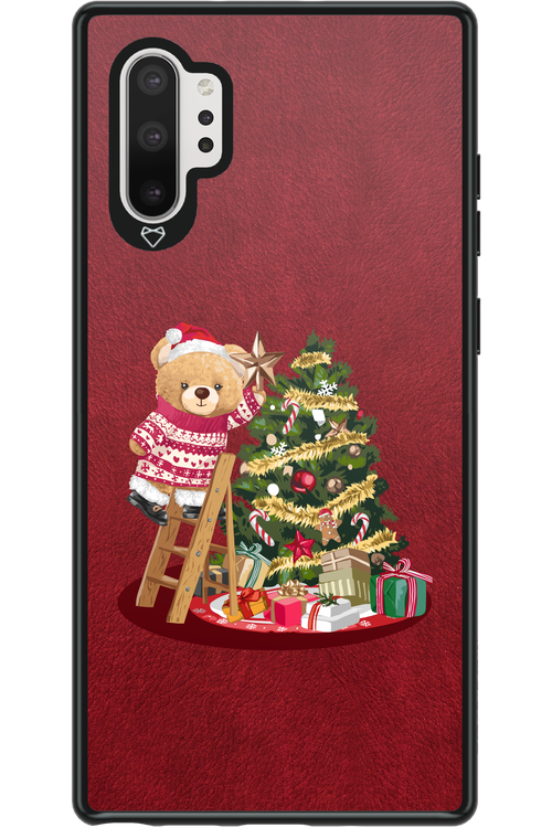 Christmas Bear (Burgundy) - Samsung Galaxy Note 10+