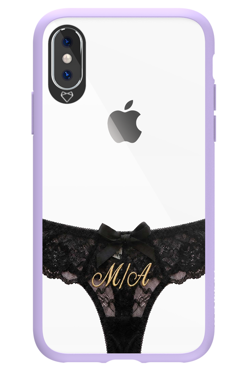 Black Panties Transparent 2.0 - Apple iPhone XS