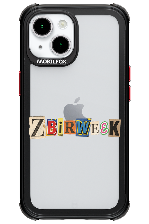 Zbirweek (transparent) 2.0 - Apple iPhone 15