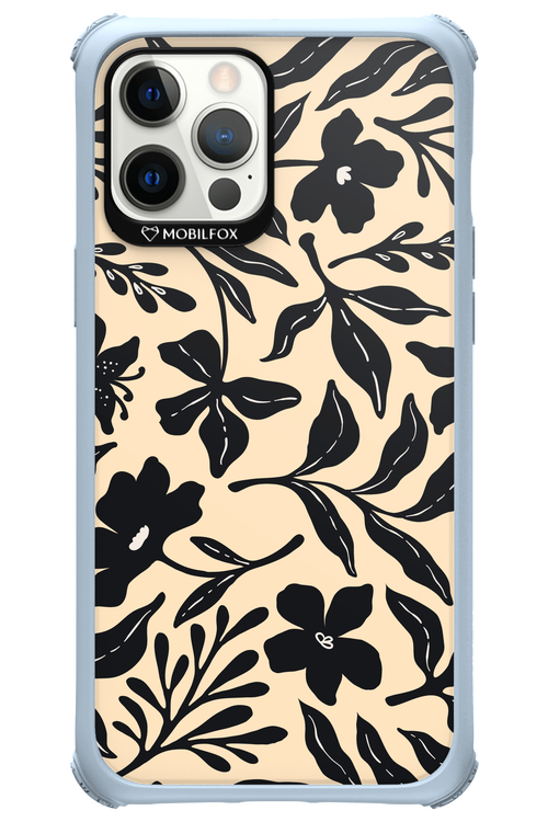 Black Flowers 2.0 - Apple iPhone 12 Pro Max
