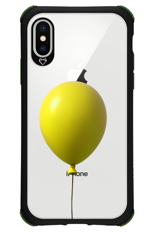 Yellow Balloon - Apple iPhone X