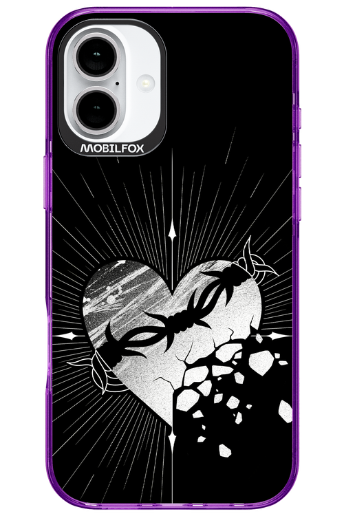 Fehér Szív 2.0 - Apple iPhone 16 Plus