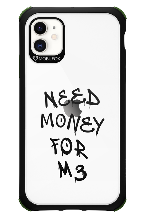 Need M3 Transparent Black - Apple iPhone 11