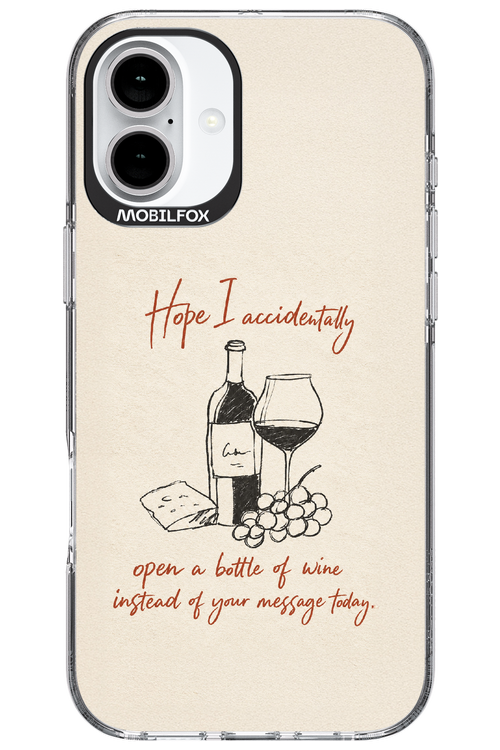 Bottle of wine 2.0 - Apple iPhone 16 Plus