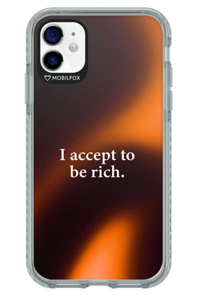 I accept to be rich - Apple iPhone 11
