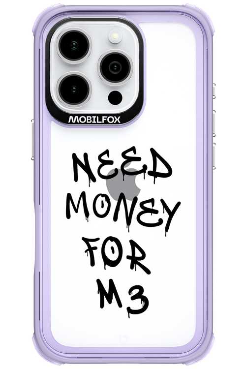 Need M3 Transparent Black - Apple iPhone 16 Pro