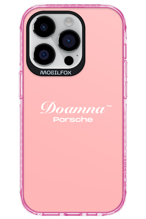 Doamna Porsche (pink) - Apple iPhone 14 Pro