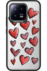 Red Love Transparent - Xiaomi 13
