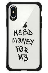 Need M3 Transparent Black - Apple iPhone X