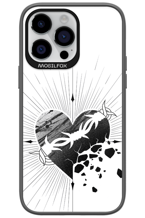 Fekete Szív - Apple iPhone 14 Pro Max