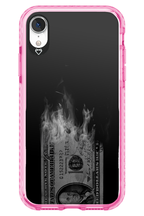Money Burn B&W 2.0 - Apple iPhone XR