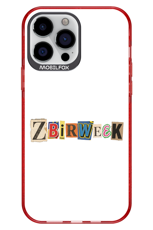 Zbirweek (white) 2.0 - Apple iPhone 13 Pro Max