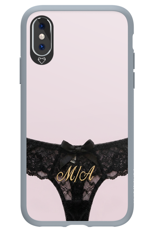 Black Panties 2.0 - Apple iPhone X