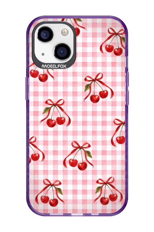 Pink Cherry Checked 2.0 - Apple iPhone 13