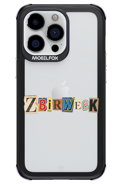 Zbirweek (transparent) 2.0 - Apple iPhone 13 Pro