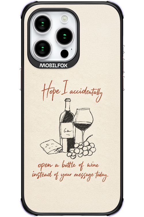 Bottle of wine 2.0 - Apple iPhone 15 Pro Max