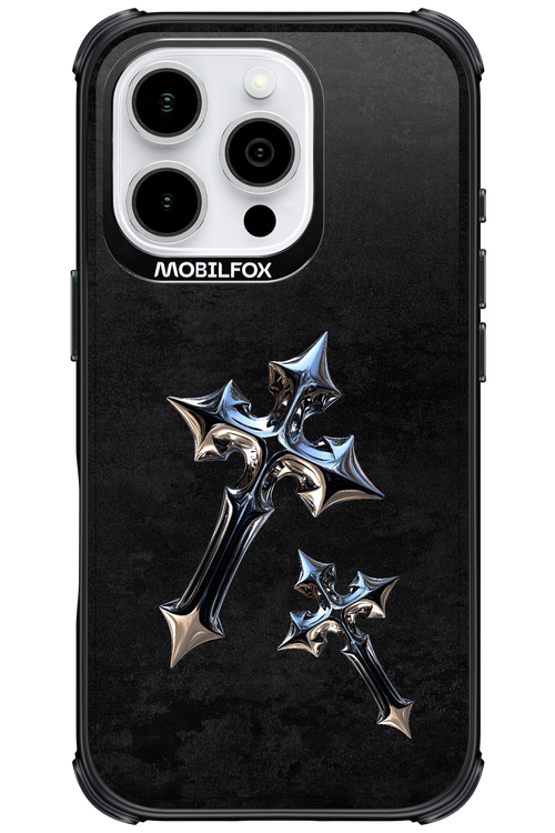 Chrome Crosses 2.0 - Apple iPhone 16 Pro