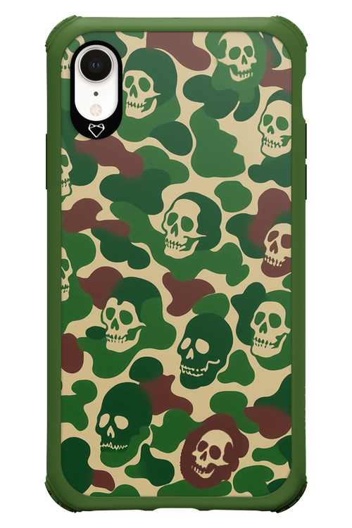 Camo Skull - Apple iPhone XR