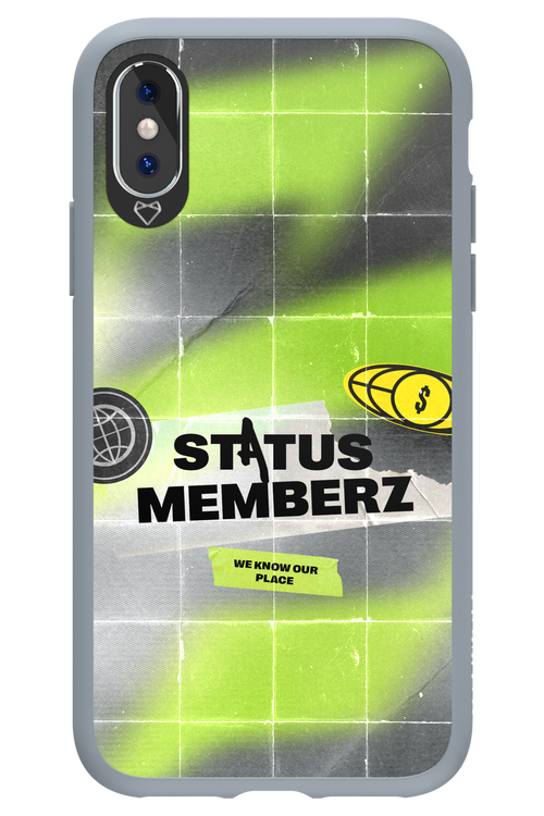 Status Memberz - Apple iPhone X