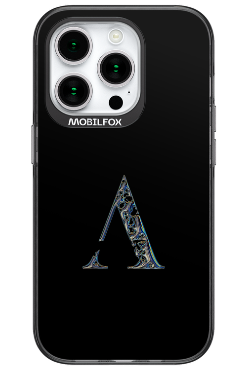 ⁠ ⁠Azteca A Chrome Logo - Apple iPhone 15 Pro