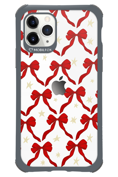 Bow & Stars (Transparent) - Apple iPhone 11 Pro