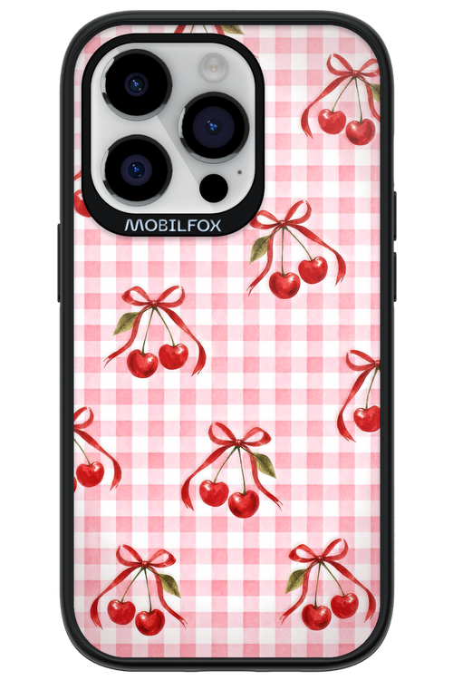 Pink Cherry Checked 2.0 - Apple iPhone 14 Pro