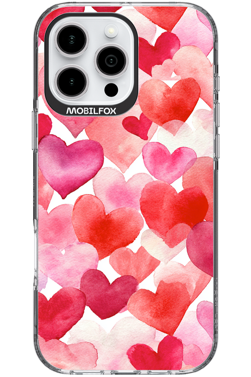 Water Painted Heart 2.0 - Apple iPhone 16 Pro Max