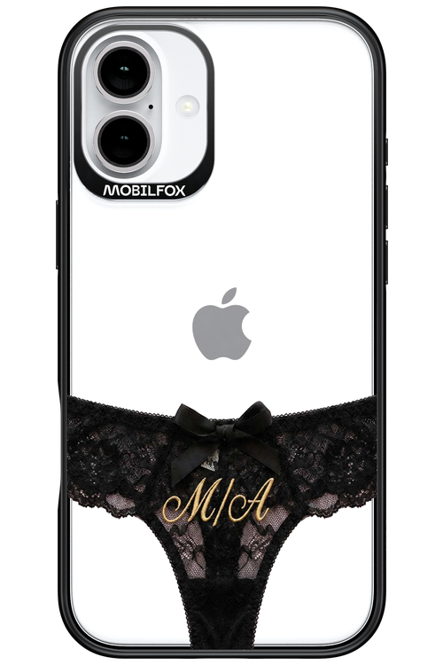 Black Panties Transparent 2.0 - Apple iPhone 16 Plus