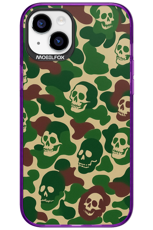 Camo Skull - Apple iPhone 15 Plus