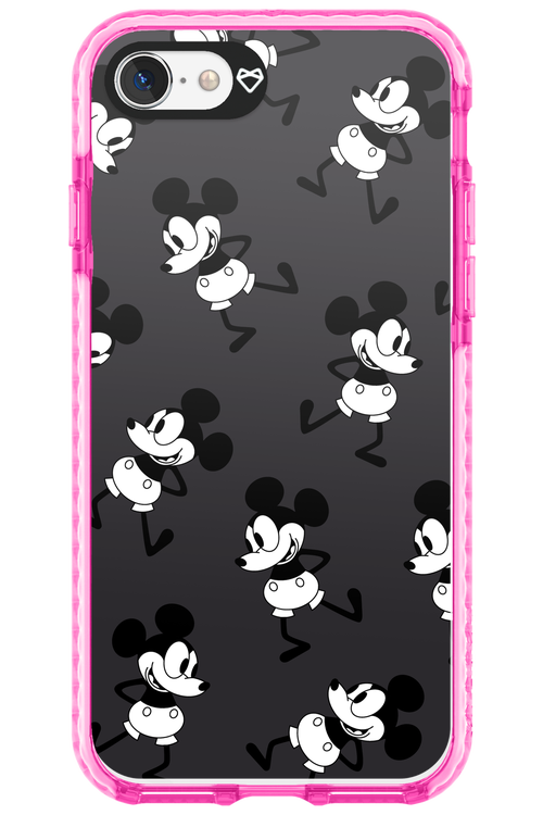 Iconic Mouse (antracite pattern) - Apple iPhone SE 2020