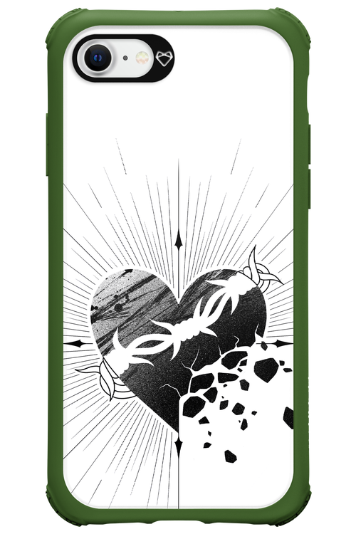 Fekete Szív - Apple iPhone SE 2022