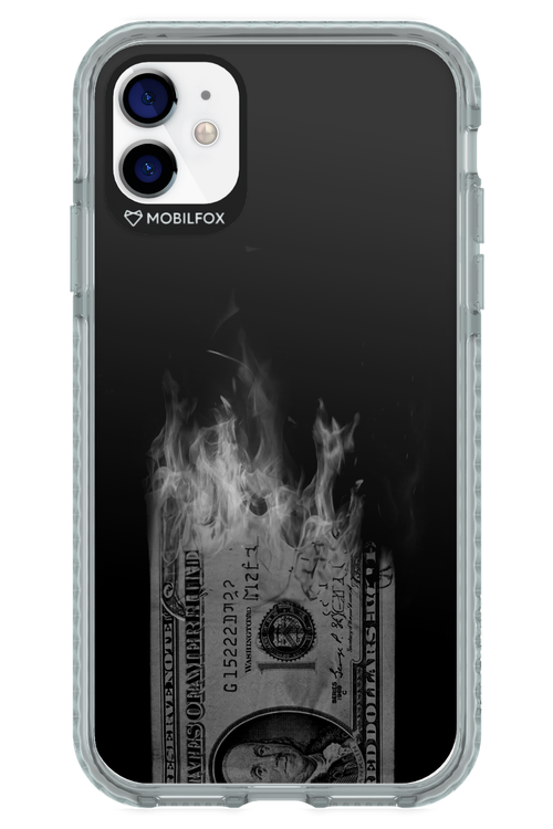 Money Burn B&W 2.0 - Apple iPhone 11