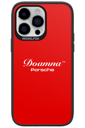 Doamna Porsche (red) - Apple iPhone 14 Pro Max