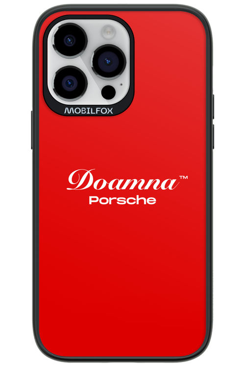 Doamna Porsche (red) - Apple iPhone 14 Pro Max