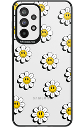 Smiley Flowers Transparent - Samsung Galaxy A73