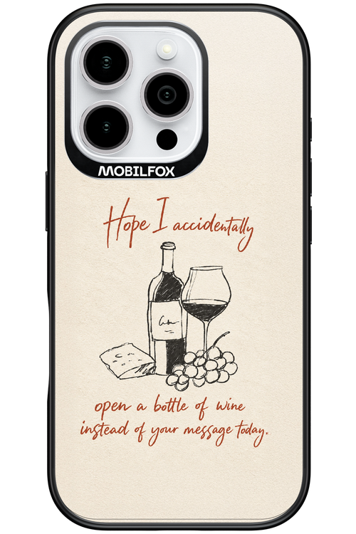 Bottle of wine 2.0 - Apple iPhone 16 Pro