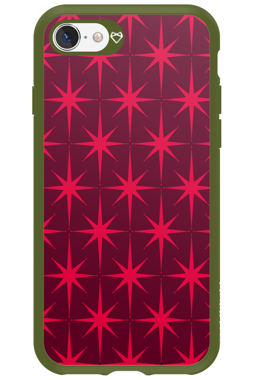 Burgundy Starss - Apple iPhone SE 2022
