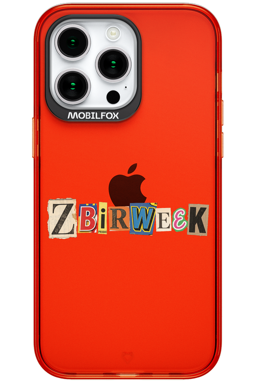 Zbirweek (transparent) 2.0 - Apple iPhone 15 Pro Max