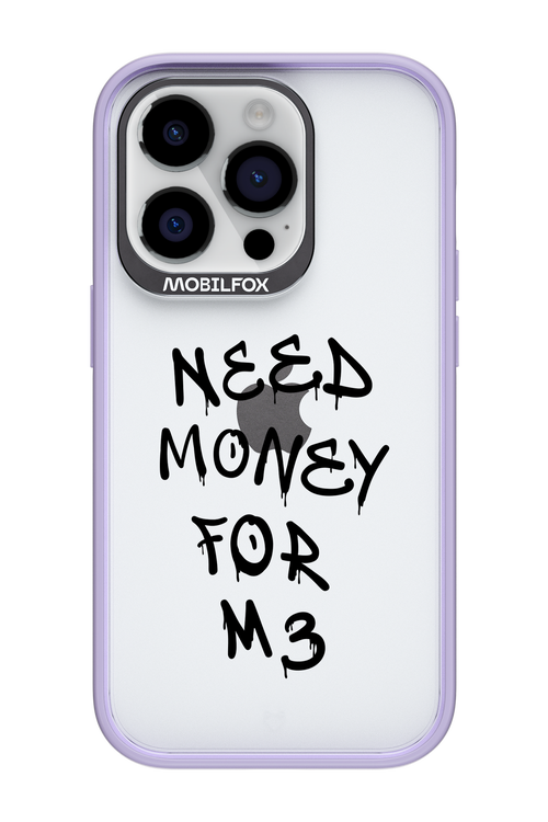 Need M3 Transparent Black - Apple iPhone 14 Pro