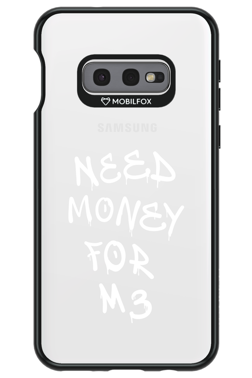 Need M3 Transparent White - Samsung Galaxy S10e