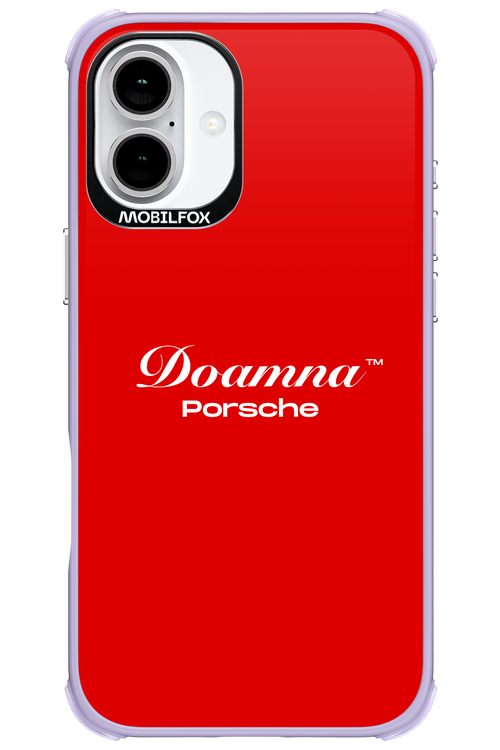 Doamna Porsche (red) - Apple iPhone 16 Plus