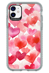 Water Painted Heart - Apple iPhone 11