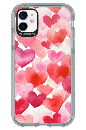 Water Painted Heart - Apple iPhone 11
