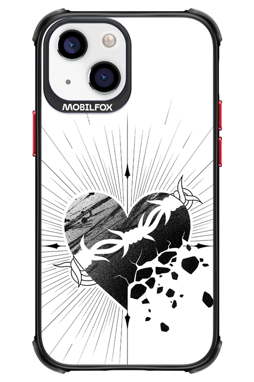 Fekete Szív 2.0 - Apple iPhone 13 Mini