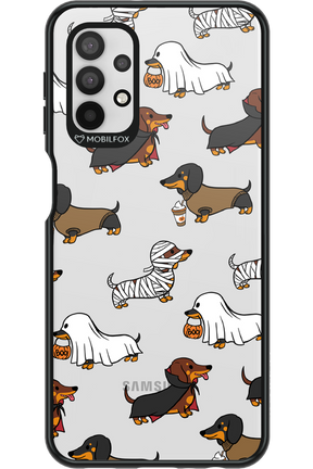 Scary Dachshund (Transparent) - Samsung Galaxy A32 5G